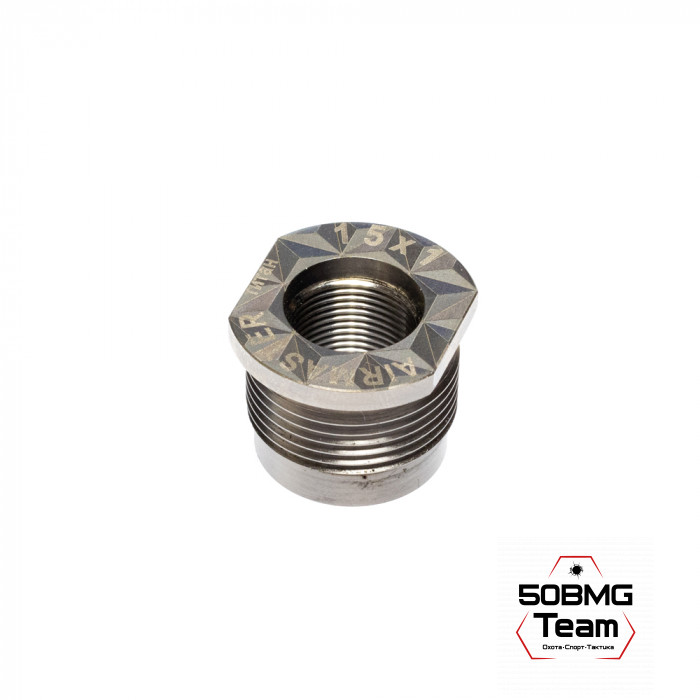 Гайка-адаптер Airmaster для установки на оружие, титан (с резьбы 24x1,5R)