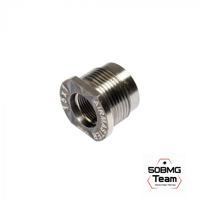 Гайка-адаптер Airmaster для установки на оружие, титан (с резьбы 24x1,5R)