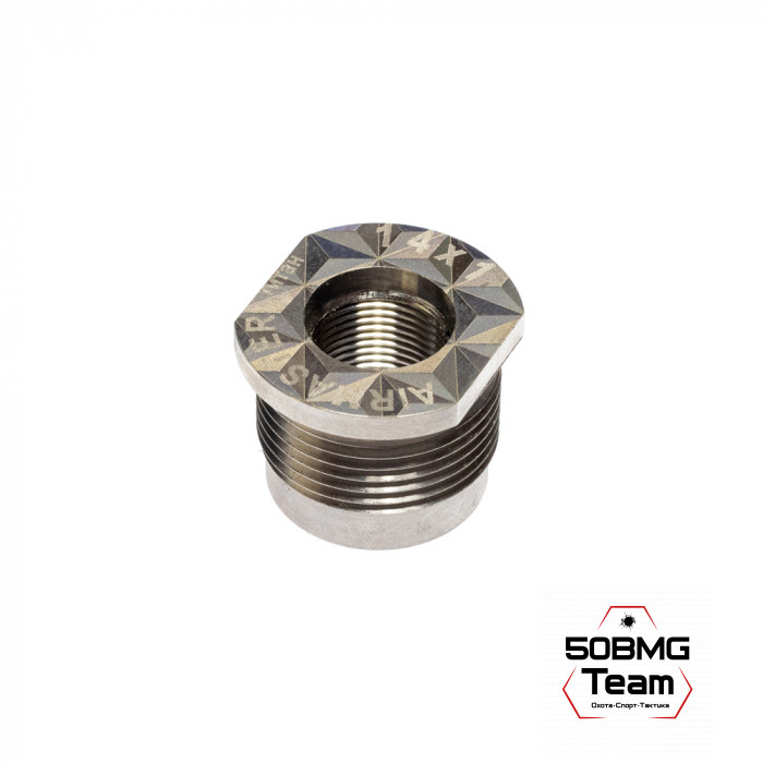 Гайка-адаптер Airmaster для установки на оружие, титан (с резьбы 24x1,5R)