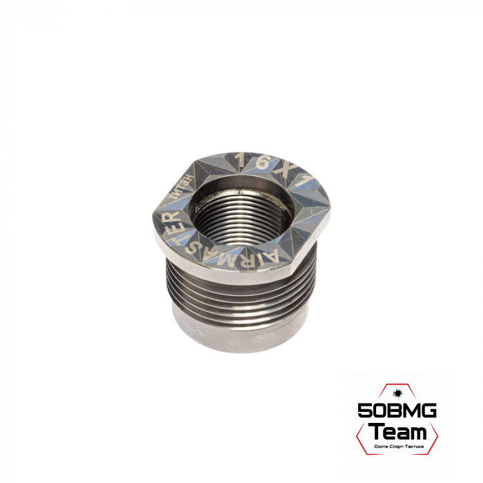 Гайка-адаптер Airmaster для установки на оружие, титан (с резьбы 24x1,5R)