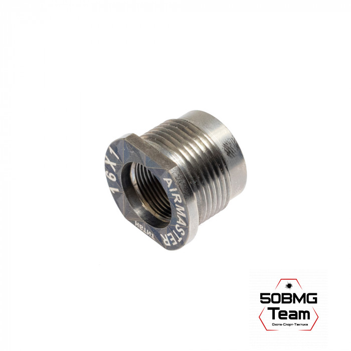 Гайка-адаптер Airmaster для установки на оружие, титан (с резьбы 24x1,5R)