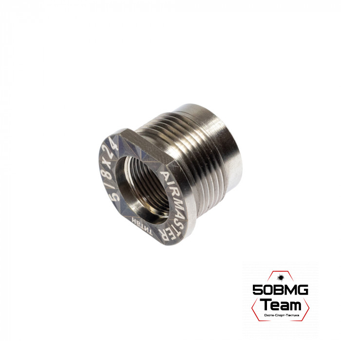 Гайка-адаптер Airmaster для установки на оружие, титан (с резьбы 24x1,5R)