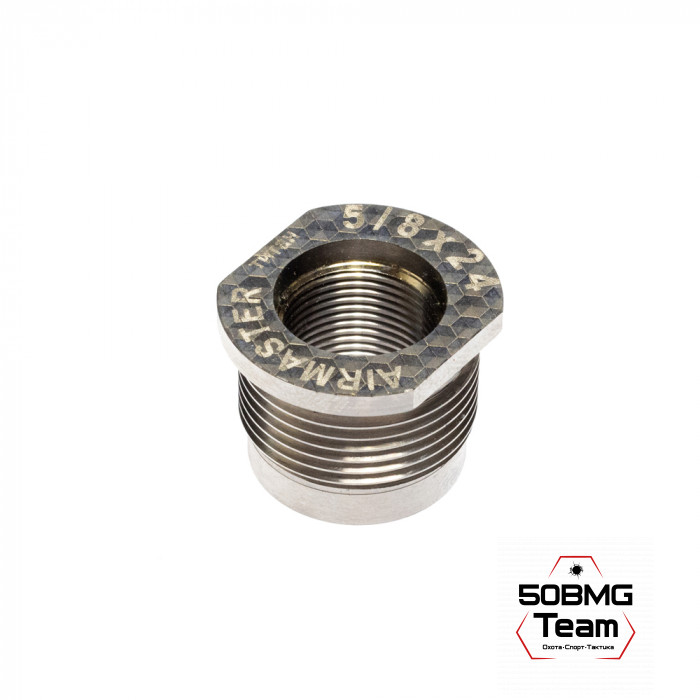 Гайка-адаптер Airmaster для установки на оружие, титан (с резьбы 24x1,5R)