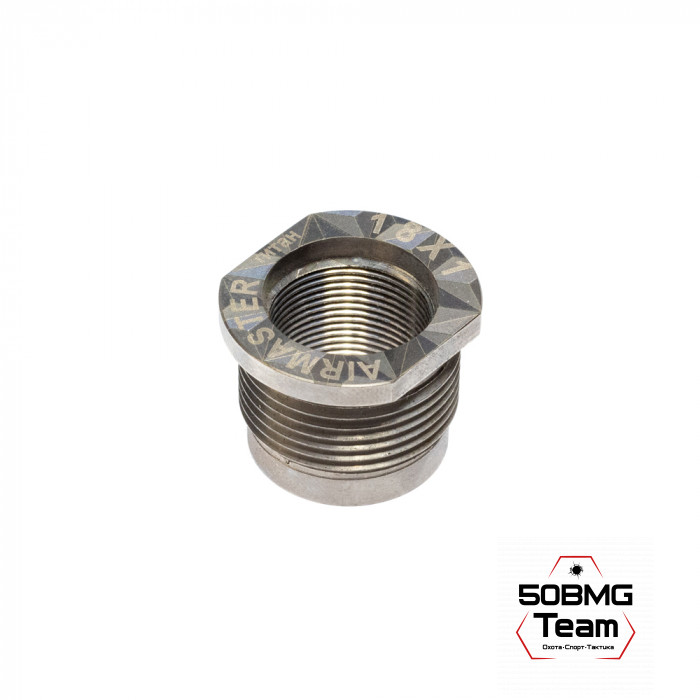 Гайка-адаптер Airmaster для установки на оружие, титан (с резьбы 24x1,5R)