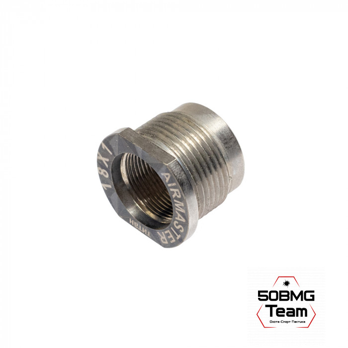 Гайка-адаптер Airmaster для установки на оружие, титан (с резьбы 24x1,5R)