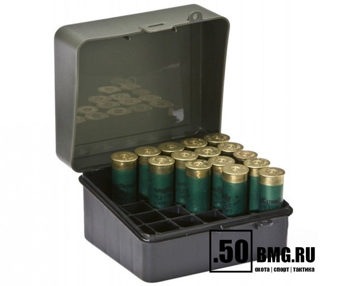 Plano Коробка 25 патронов кал.12-16 магнум
