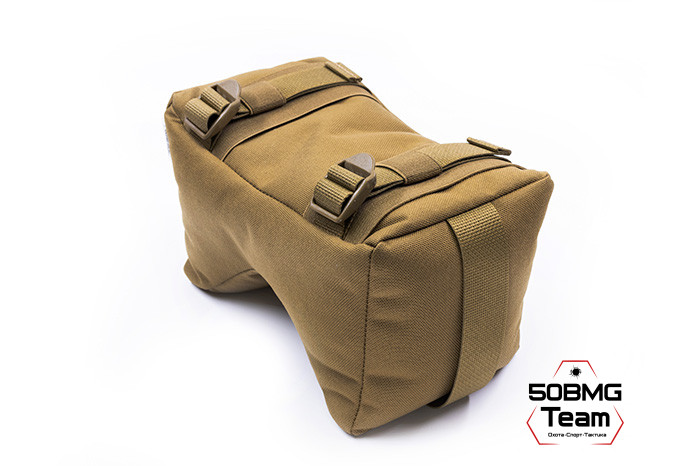 Баррикадный мешок Х-бэг 50BMG Team с возможностью крепления на оружие без использования платформы (Coyote Brown)