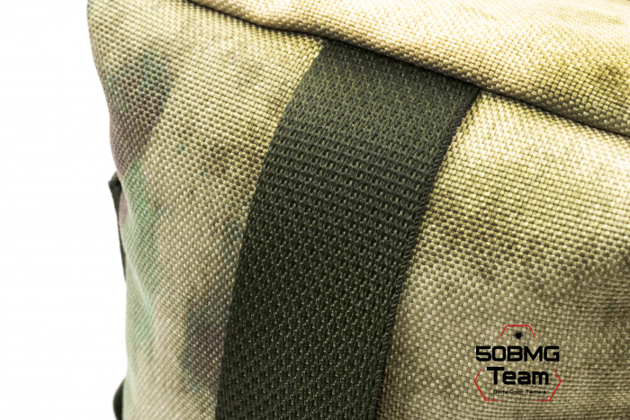 Баррикадный мешок Х-бэг 50BMG Team с возможностью крепления на оружие без использования платформы (Moss)