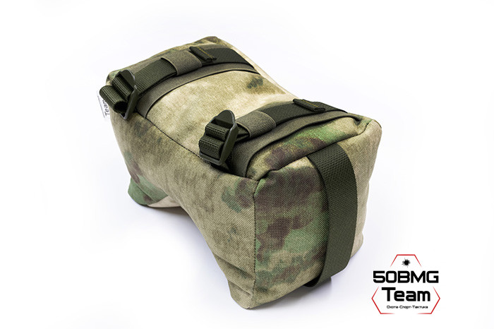 Баррикадный мешок Х-бэг 50BMG Team с возможностью крепления на оружие без использования платформы (Moss)