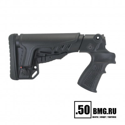 Телескопический приклад DLG Tactical на Mossberg 590, 500 с подщечником (DLG9405)