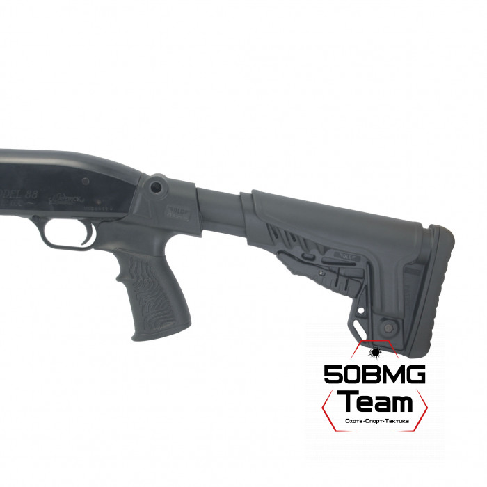 Телескопический приклад DLG Tactical на Mossberg 590, 500 с подщечником (DLG9405)