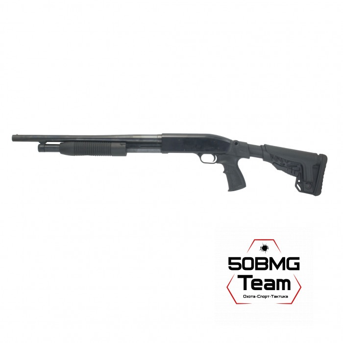 Телескопический приклад DLG Tactical на Mossberg 590, 500 с подщечником (DLG9405)