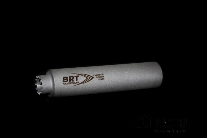 Реактивный ДТКП закрытого типа BRT Барс газоразгруженный для АК-74/Сайга-МК, кал. 5,45/223 (170мм, резьба M24х1,5R, п/п 7,5мм, ⌀ 45мм)