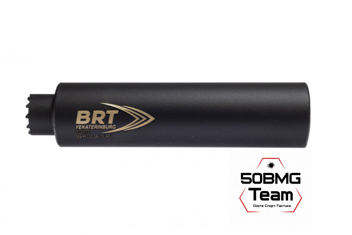 Реактивный ДТКП закрытого типа BRT Барс газоразгруженный для АК-74/Сайга-МК, кал. 5,45/223 (170мм, резьба M24х1,5R, п/п 7,5мм, ⌀ 45мм)
