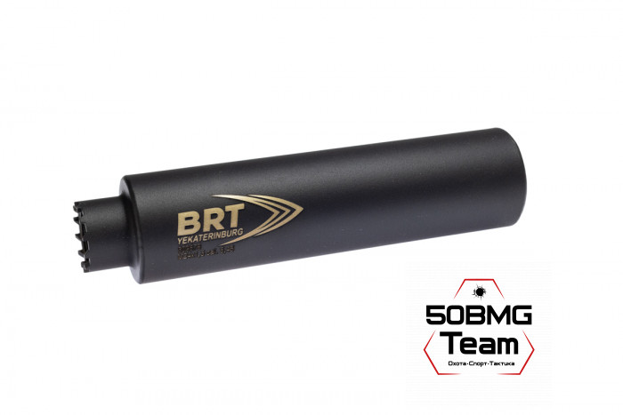 Реактивный ДТКП закрытого типа BRT Барс газоразгруженный для АК-74/Сайга-МК, кал. 5,45/223 (170мм, резьба M24х1,5R, п/п 7,5мм, ⌀ 45мм)
