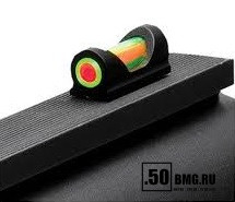 Мушка Truglo TG948 ED, винтовое крепление 3 мм, красно-зеленая