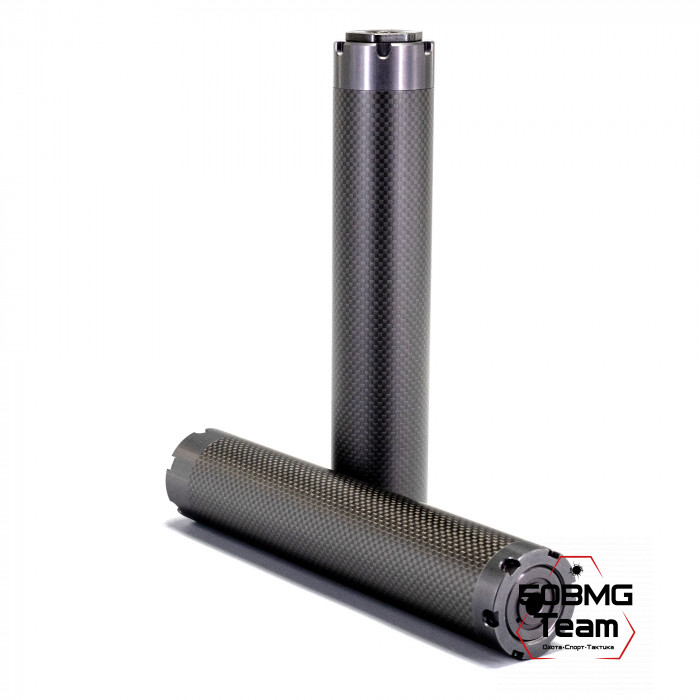 Реактивный ДТКП закрытого типа BRT Шершень Карбон (230мм, резьба 1/2-20 UNEF,  кал.7,62/308, ⌀ 45 мм)