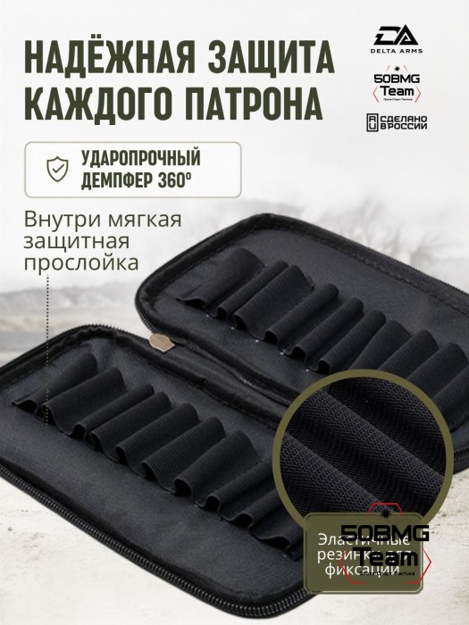 Клатч для патронов на 20шт Delta Arms для кал. 338LM (Coyote Brown)