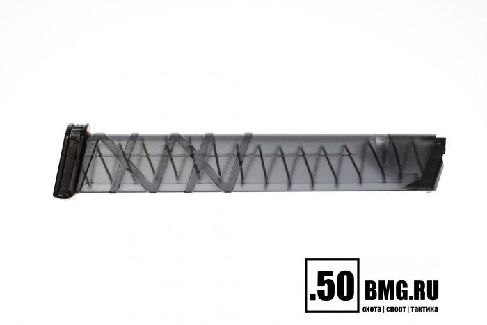 Магазин Utas Defense для Glock 9x19 на 33 патрона, прозрачный