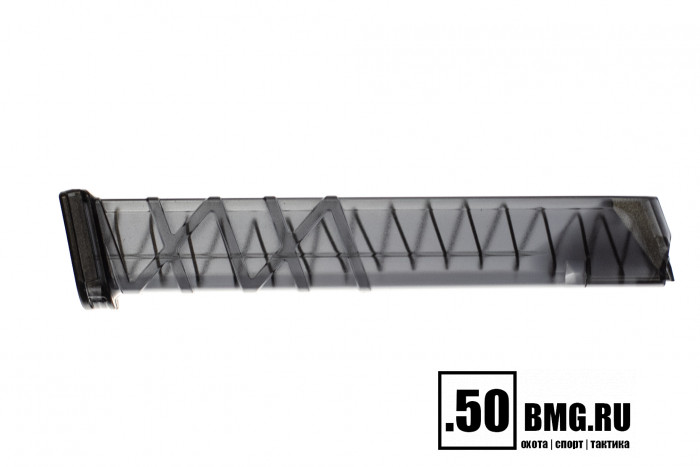 Магазин Utas Defense для Glock 9x19 на 33 патрона, прозрачный