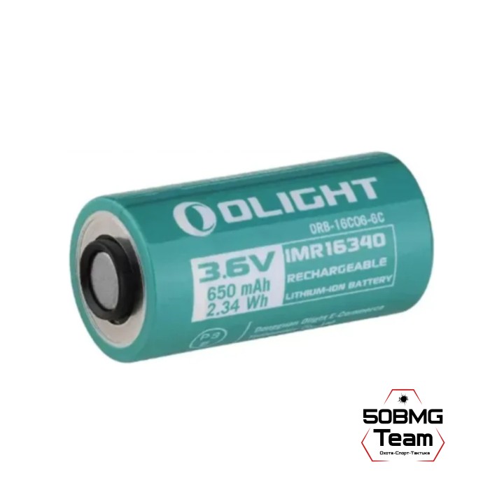 Аккумулятор 16340 Li-ion Olight (650 мАч 3.7V) 
