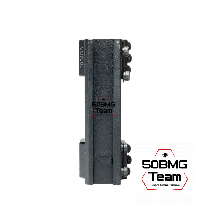 Моноблочный кронштейн РОСТ "ХВАТ" 30мм H20мм 20MOA на Picatinny/Weaver