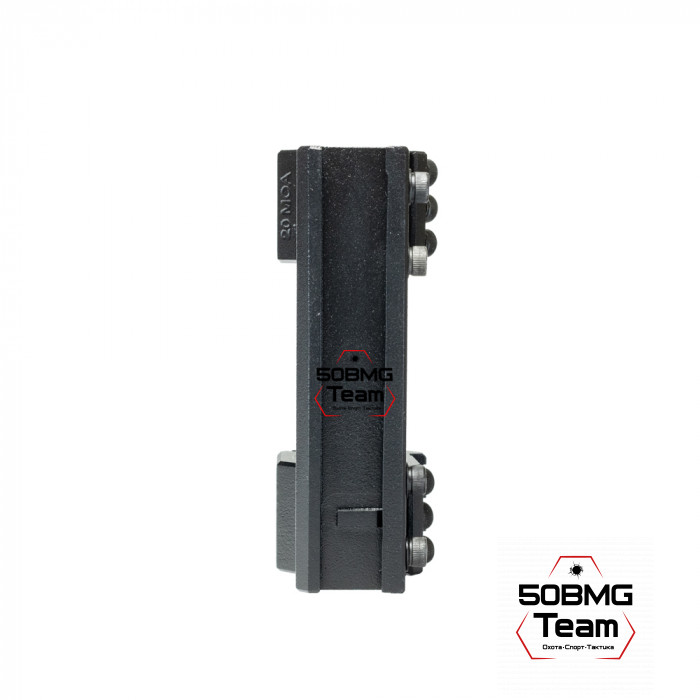 Моноблочный кронштейн РОСТ "ХВАТ" 30мм H20мм 20MOA на Picatinny/Weaver