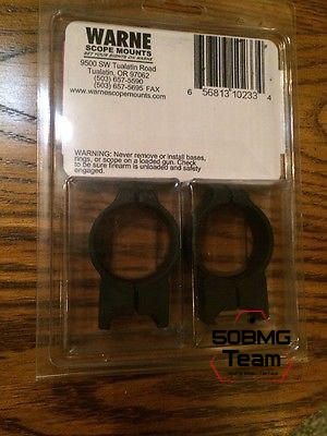 Кольца Warne на Weaver для 34 мм прицелов, высокие (222M)