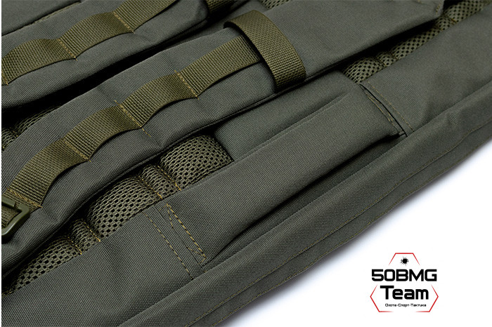 Чехол-рюкзак 50BMG Team Кордура 1000, 86х30х6см (Olive Green)