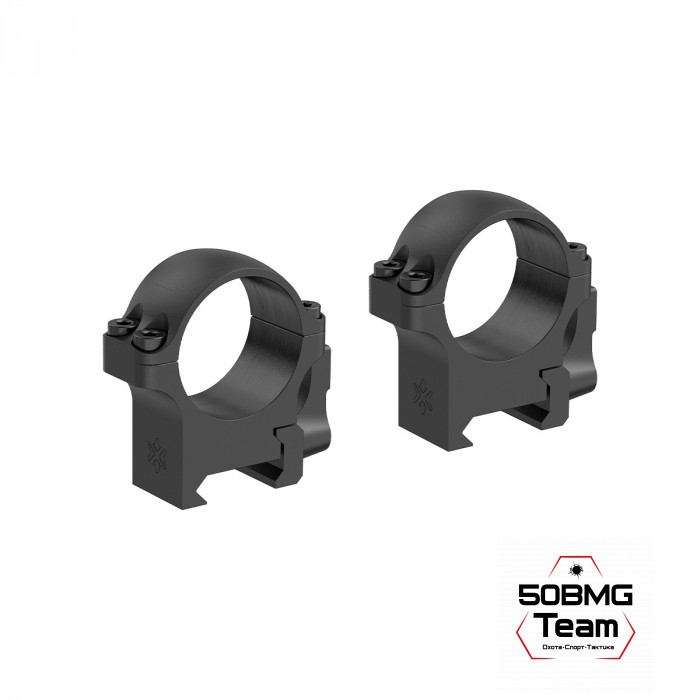 Быстросъемные кольца  Vector Optics 30мм, Weaver, низкие H=19мм, (XASR-SQ11)