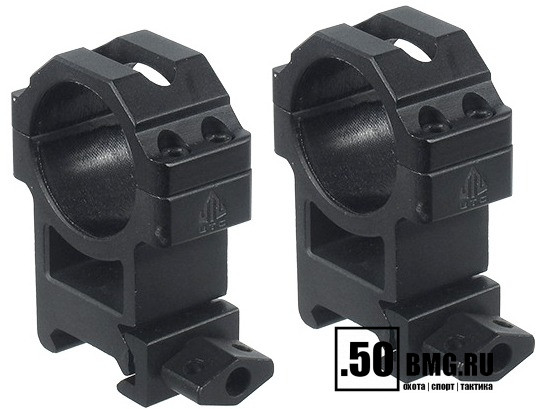 Кольца Leapers UTG 30 мм, быстросъемные на Weaver, высокие (RG2W3224)