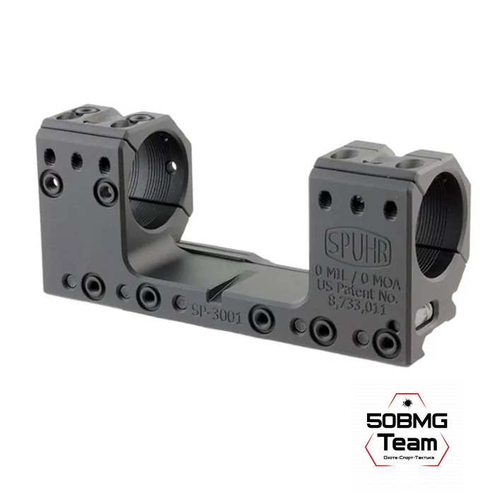 Кронштейн Spuhr SP-3001, кольца 30 мм на Weaver, Picatinny (0 M.O.A., H-30 мм)