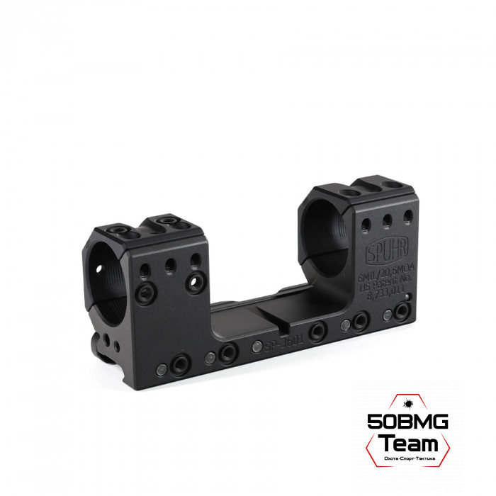 Кронштейн Spuhr SP-3001, кольца 30 мм на Weaver, Picatinny (0 M.O.A., H-30 мм)