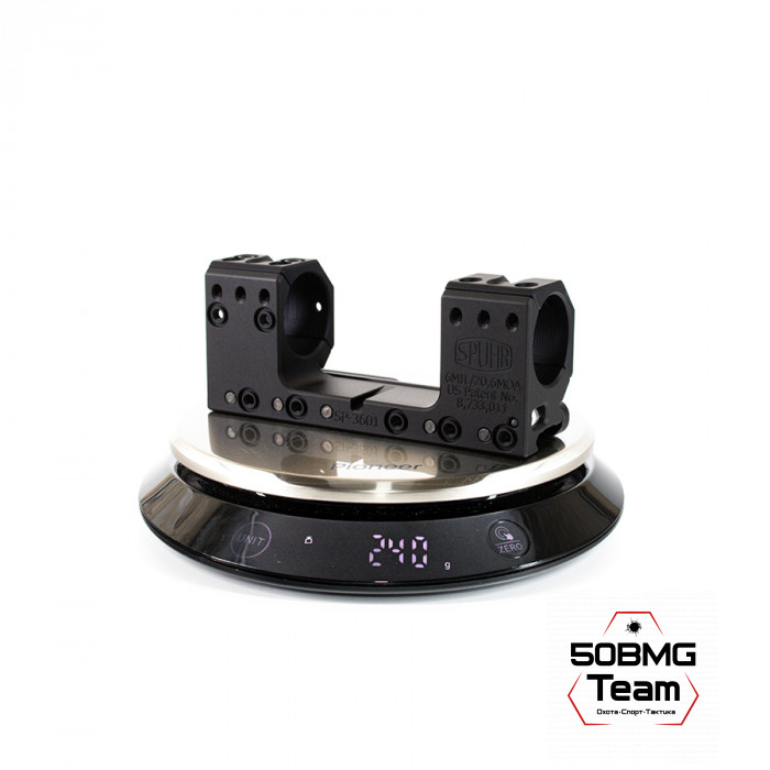 Кронштейн Spuhr SP-3001, кольца 30 мм на Weaver, Picatinny (0 M.O.A., H-30 мм)