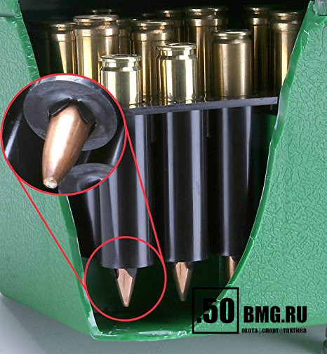 Коробочка MTM для хранения 100 патронов .22-.410 кал. (нарезное оружие) (R-100-10)
