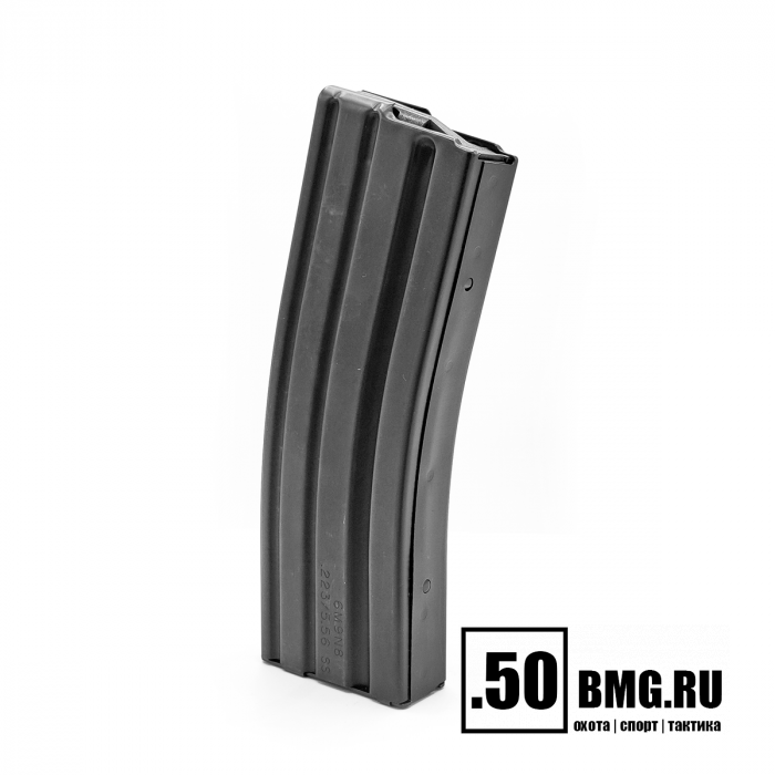 Магазин DuraMag для AR-15/M4/M16 кал. 223 на 30 патронов, алюминий черный-черный (DM22330ABB)