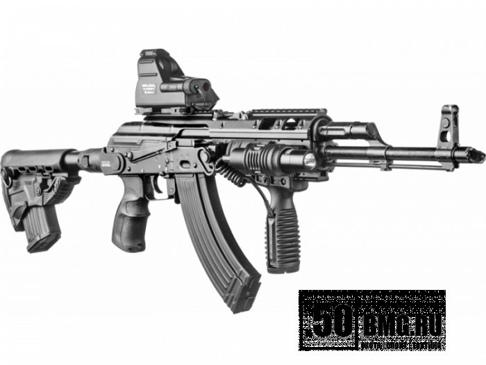 Складной телескопический приклад FAB Defense для АКМС (M4-AKMS P)