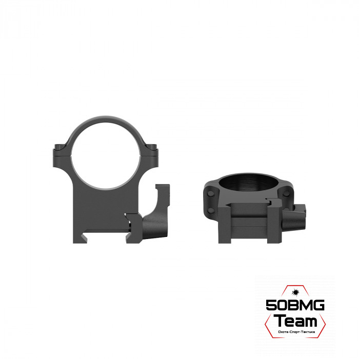 Быстросъемные кольца  Vector Optics 30мм, Weaver, средние H=21мм (XASR-SQ12) 