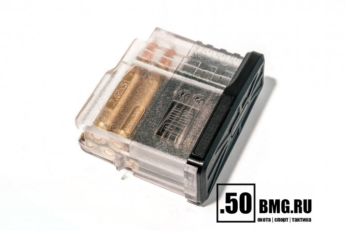 Магазин Pufgun на Вепрь-308 7,62х51 5 патронов прозрачный (MAG VP308 25-5/TR)