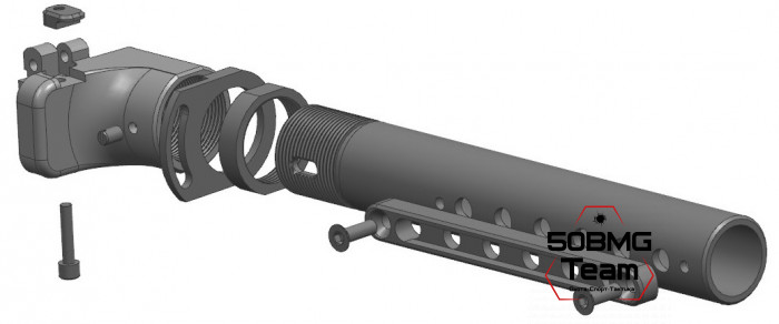 Переходник Рысь Шарнир В12-1 со смещением 5мм для трубок тип Comercial Вепрь12