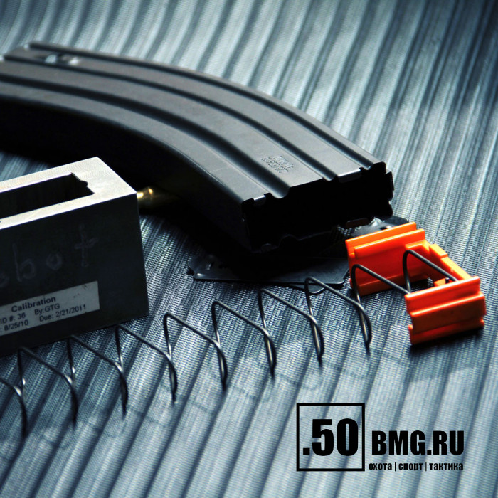 Магазин DuraMag для AR-15/M4/M16 кал. 7,62x39 на 30 патpонов, сталь черный-черный (DM76230BB)