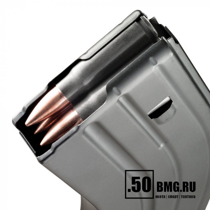 Магазин DuraMag для AR-15/M4/M16 кал. 7,62x39 на 30 патpонов, сталь черный-черный (DM76230BB)