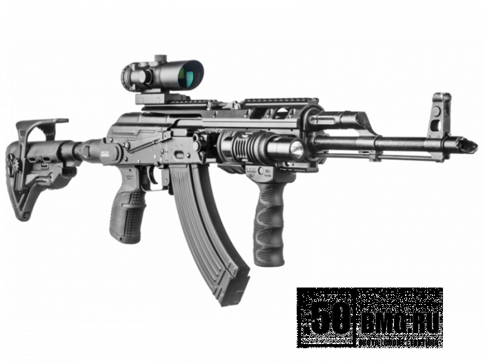 Складной телескопический приклад FAB Defense для АКМС (M4-AKMS P SB)