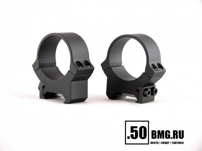 Раздельные кольца Leupold PRW2 на Weaver/Picatinny, 30 мм низкие H=21,3 мм/BH=6,3 мм (170512)