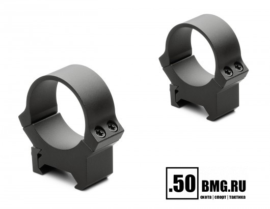 Раздельные кольца Leupold PRW2 на Weaver/Picatinny, 30 мм низкие H=21,3 мм/BH=6,3 мм (170512)
