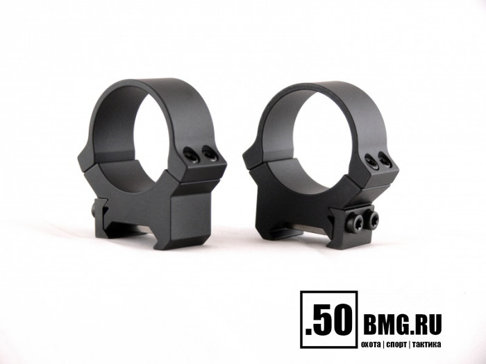 Раздельные кольца Leupold PRW2 на Weaver/Picatinny, 30 мм низкие H=21,3 мм/BH=6,3 мм (170512)