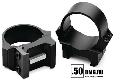 Раздельные кольца Leupold PRW2 на Weaver/Picatinny, 30 мм низкие H=21,3 мм/BH=6,3 мм (170512)