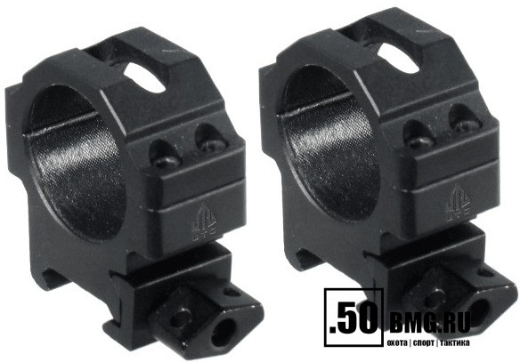 Кольца Leapers UTG 30 мм, быстросъемные на Weaver, низкие (RG2W3104)