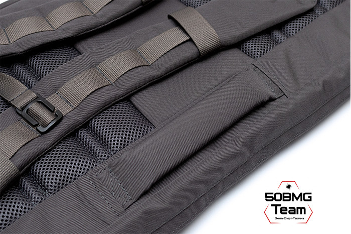 Чехол-рюкзак 50BMG Team Кордура 1000, 100х30х6см (Gray)