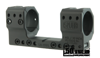 Кронштейн Spuhr SA-4901 кольца 34мм на призму 11мм наклон 9 MIL/30,9MOA L=121мм H=35мм